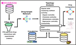 A landscape for drug-target interactions based on network analysis